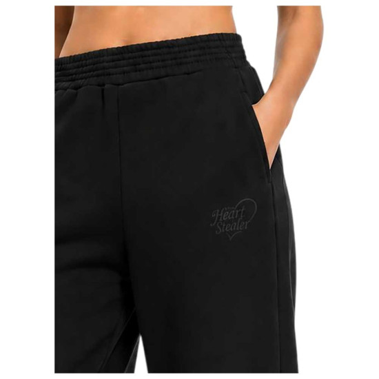 Target Γυναικείο παντελόνι φόρμας Wide Leg Fleece Pants ''Heart Stealer''